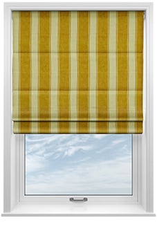 Selva, Gold - Twist&Fit Roman Blind